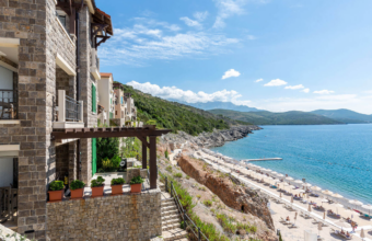 beach front view Montenegro